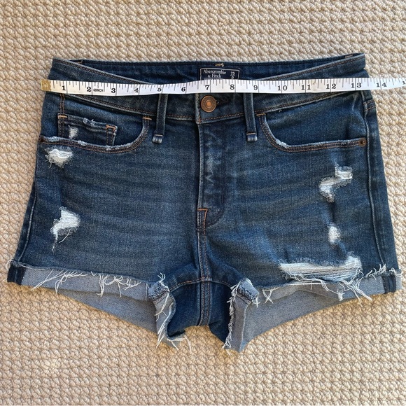 Abercrombie & Fitch Jean Shorts Size 25 - Picture 12 of 12